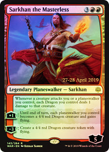 Sarkhan the Masterless - Foil | Prerelease & Release Promos