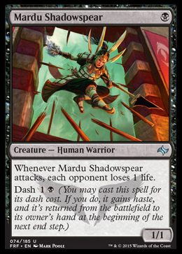 Mardu Shadowspear | Fate Reforged