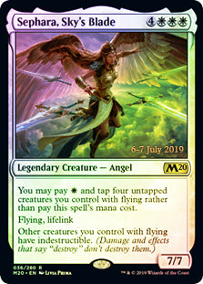 Sephara, Sky's Blade - Foil | Prerelease & Release Promos