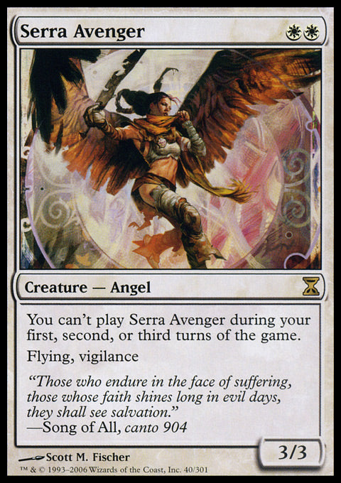 Serra Avenger - Foil | Time Spiral