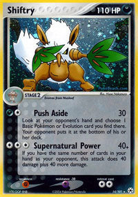 Shiftry - 14/101 - Holo Rare | EX Hidden Legends