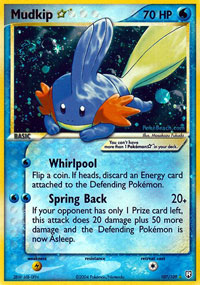 Mudkip * - 107/109 - Shiny Rare Holo | EX Team Rocket Returns