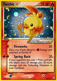 Torchic * - 108/109 - Shiny Rare Holo | EX Team Rocket Returns