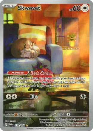 Skwovet - 222/198 - Illustration Rare | SV - Base Set