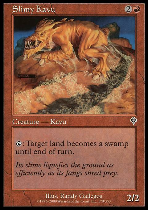 Slimy Kavu - Foil | Invasion