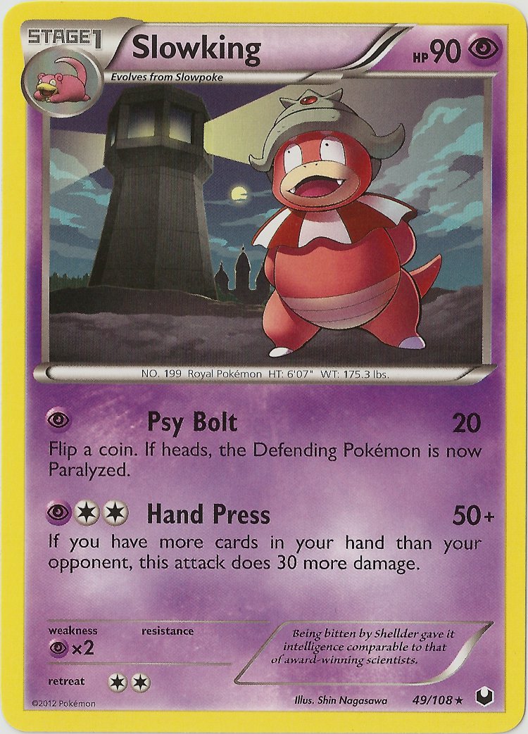 Slowking - 49/108 - Rare | BW - Dark Explorers