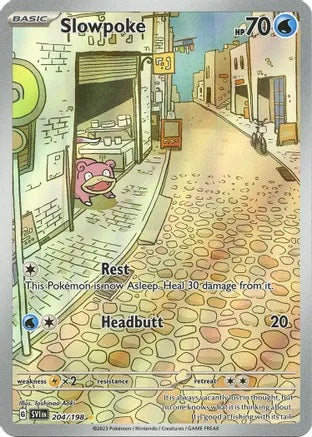 Slowpoke - 204/198 - Illustration Rare | SV - Base Set