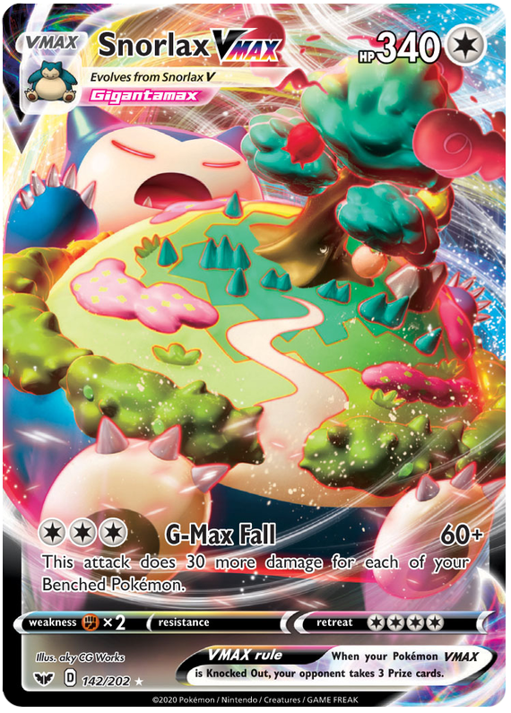 Snorlax VMAX - 142/202 - Ultra Rare | SWSH - Base Set