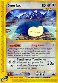 Snorlax - 100/144 - Common | Skyridge