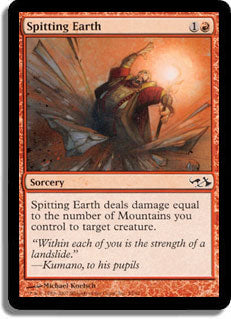 Spitting Earth | Duel Decks: Elves vs. Goblins