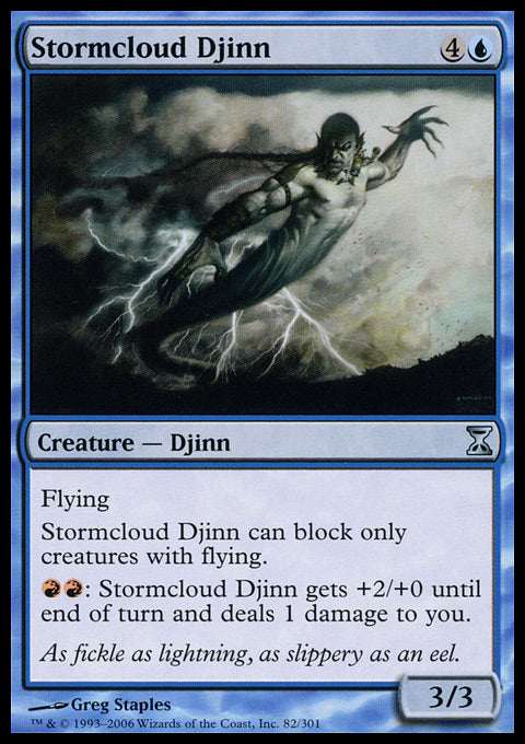 Stormcloud Djinn - Foil | Time Spiral