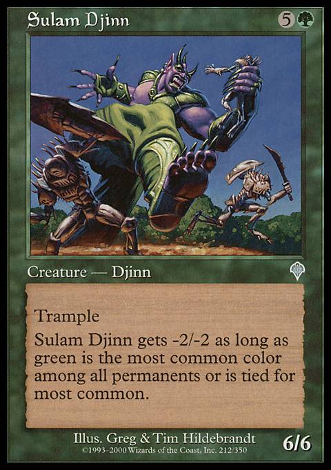 Sulam Djinn - Foil | Invasion