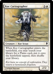 Kor Cartographer - Foil | Zendikar