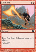 Lava Axe - Foil | 9th Edition