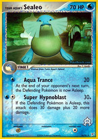 Team Aqua's Sealeo - 16/95 - Rare | EX Team Magma vs Team Aqua