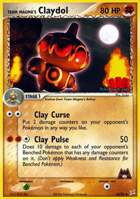 Team Magma's Claydol - 33/95 - Uncommon | EX Team Magma vs Team Aqua