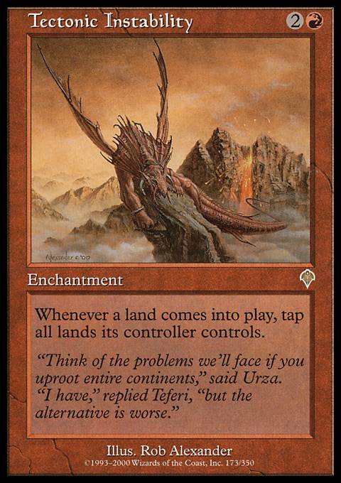 Tectonic Instability - Foil | Invasion