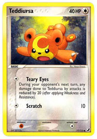 Teddiursa - 77/115 - Common | EX Unseen Forces