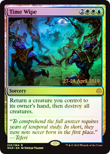 Time Wipe - Foil - Prerelease Promo | Prerelease & Release Promos