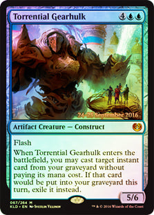 Torrential Gearhulk - Foil | Prerelease & Release Promos