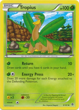 Tropius - 5/101 - Uncommon | Plasma Blast