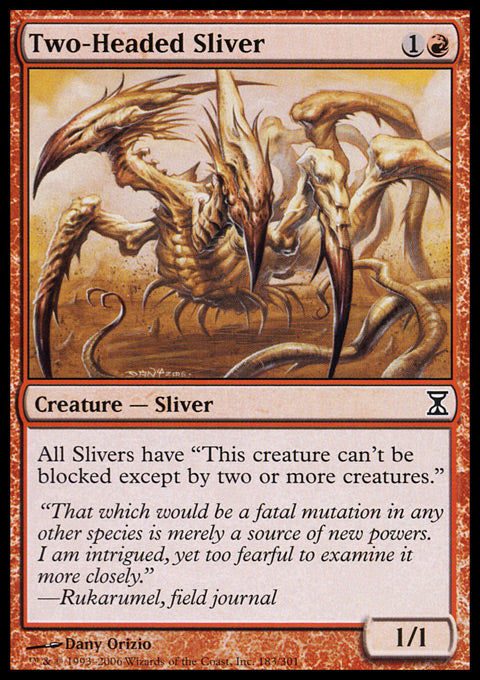 Two-Headed Sliver - Foil | Time Spiral