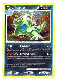 Tyranitar - 17/123 - Holo Rare | Mysterious Treasures