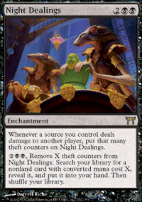 Night Dealings - Foil | Champions of Kamigawa