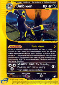 Umbreon - 41/147 - Rare | Aquapolis