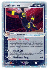 Umbreon-EX - 112/115 - Rare Holo EX | EX Unseen Forces