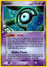 Unown C - C/28 - Holo Rare | EX Unseen Forces