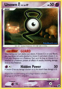 Unown G - 57/106 - Uncommon | Great Encounters
