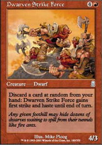 Dwarven Strike Force - Foil | Odyssey