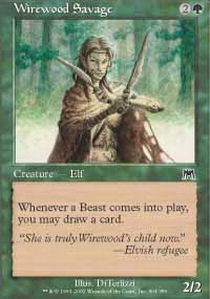 Wirewood Savage - Foil | Onslaught