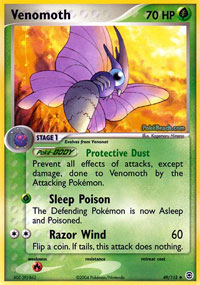Venomoth - 49/112 - Uncommon | EX FireRed & LeafGreen