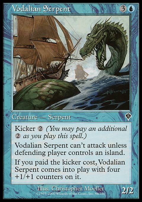 Vodalian Serpent - Foil | Invasion