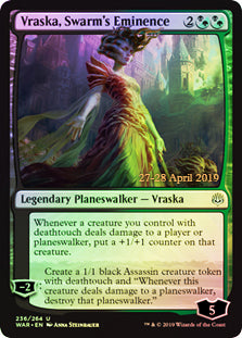 Vraska, Swarm's Eminence - Foil | Prerelease & Release Promos