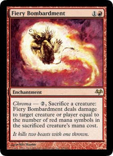 Fiery Bombardment - Foil | Eventide