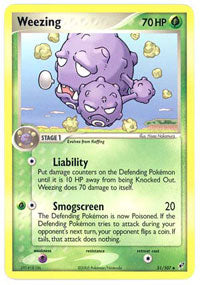 Weezing - 51/107 - Uncommon | EX Deoxys