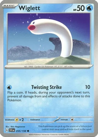 Wiglett - 055/198 - Common - Reverse Holo | SV - Base Set