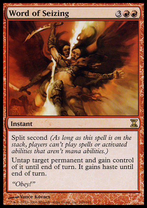 Word of Seizing - Foil | Time Spiral
