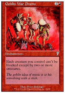 Goblin War Drums - Foil | 7th Edition