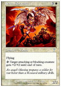 Serra Advocate - Foil | 7th Edition
