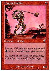 Raging Goblin - Foil | 7th Edition