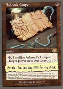 Ashnod's Coupon | Unglued