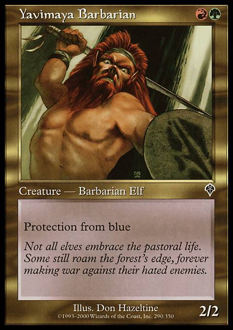 Yavimaya Barbarian - Foil | Invasion