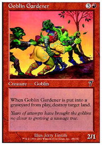 Goblin Gardener - Foil | 7th Edition