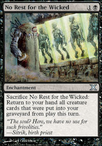 No Rest for the Wicked - Foil | 10th Edition