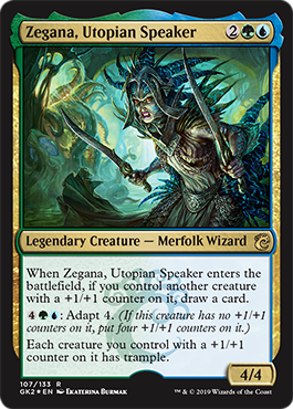 Zegana, Utopian Speaker - Foil | Guild Kits: Ravnica Allegiance