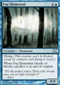 Fog Elemental - Foil | 10th Edition